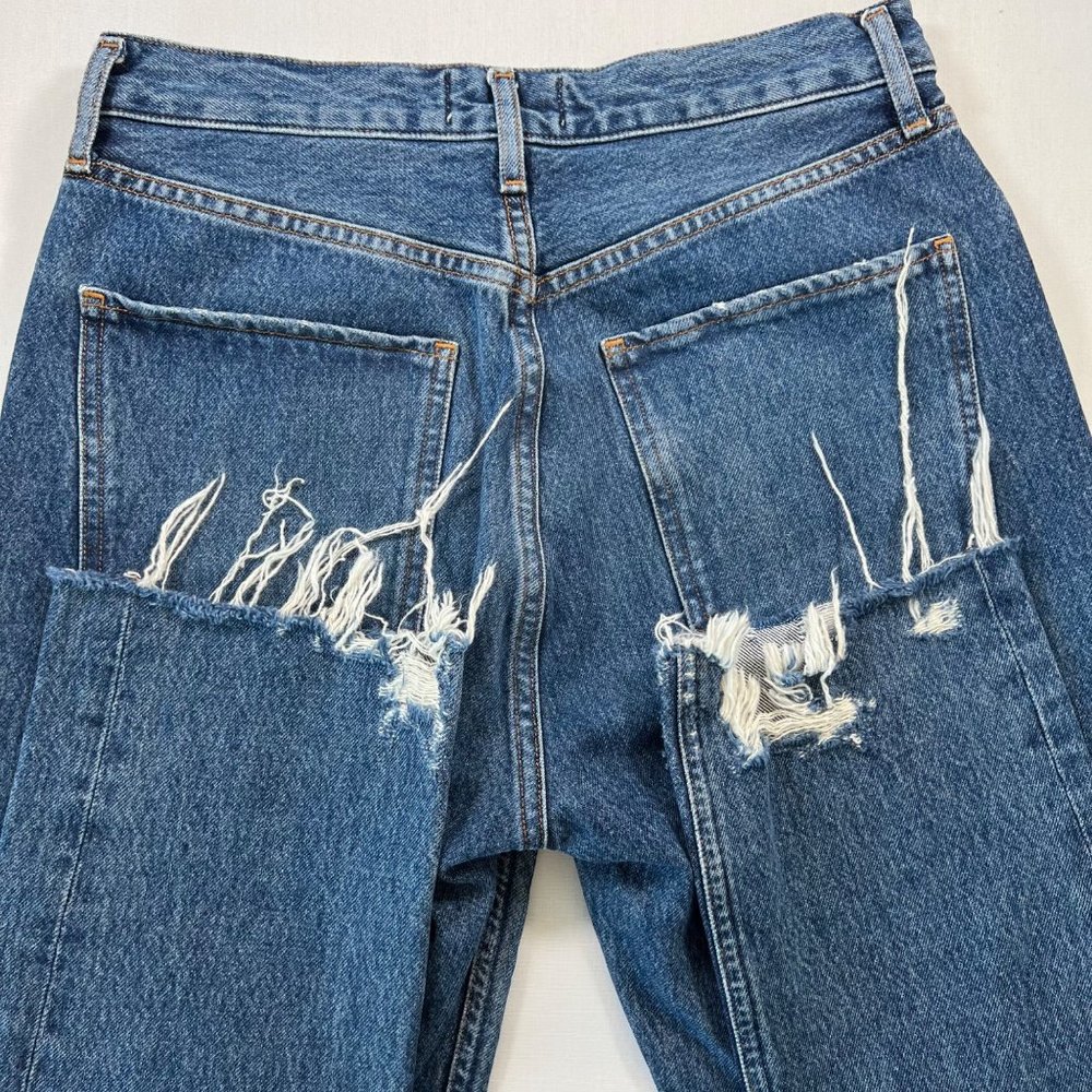 AGOLDE Riley High Rise Straight Crop Jeans in Veto Size 26 - Picture 14 of 14